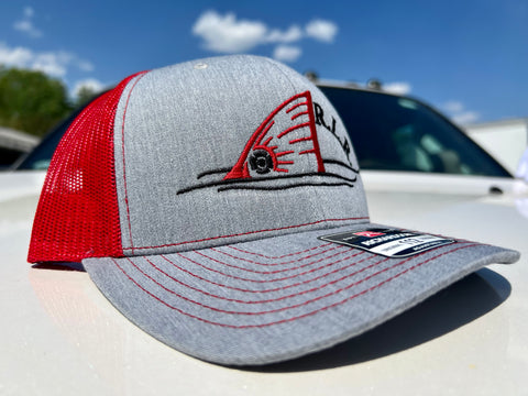 RLR Logo Hat- Grey/ Red